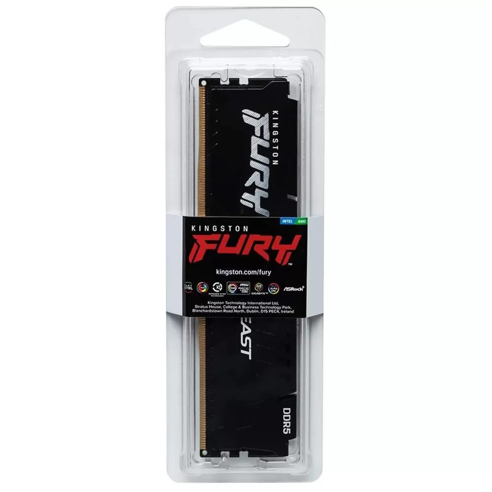 Memória DDR4 Kingston Fury Beast, 8GB, 3200Mhz, Black, KF432C16BB/8 - Imagem 3