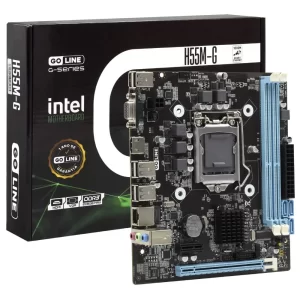 011 - Placa Mãe GoLine GL-H81M-G Socket LGA 1150 - VGA - DDR3