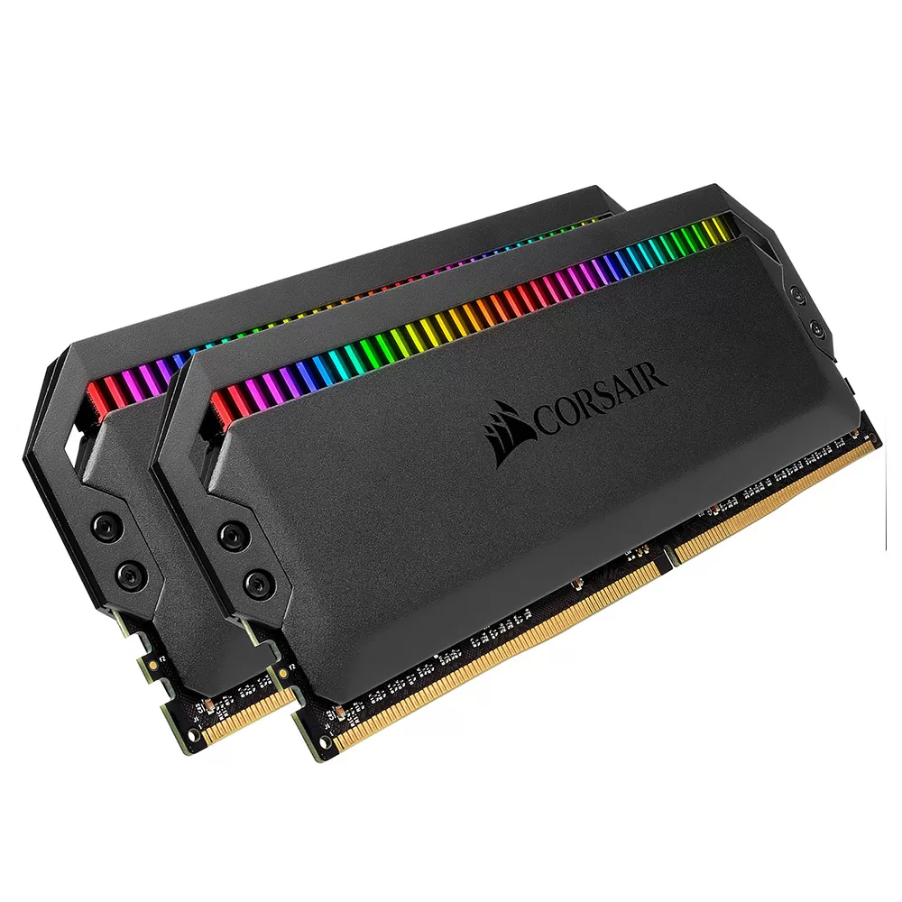 122 - Memória RAM Corsair Dominator Platinum DDR4 32GB (2x16GB) 3200MHz RGB - CMT32GX4M2E3200C16 - Imagem 2