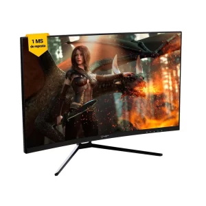 139 - Monitor Gamer Husky Storm 27' LED, Curvo, 165 Hz, Full HD, 1ms, Adaptive Sync, HDMI/DisplayPort, Ajuste de Ângulo - HGMT001