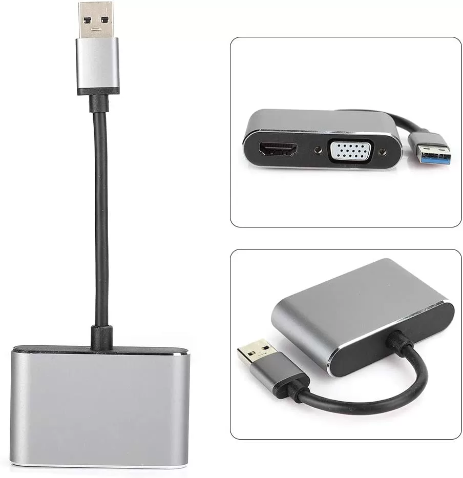 165 - Conversor USB 3.0 para HDMI/VGA - Imagem 4