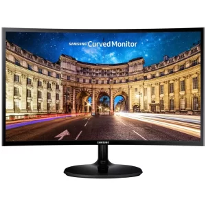 207 - MONITOR SAMSUNG C24F390, 23.5, VA, CURVO, FHD, 4MS, 60HZ, FREESYNC, HDMI/VGA, LC24F390FHLMZD