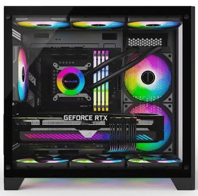 327 - GABINETE GAMER KIRRA PRETO RGB 2033 LIKETEC - Imagem 3