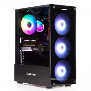 318 - GABINETE GAMER MATRIX PRETO RGB 2035 LIKETEC