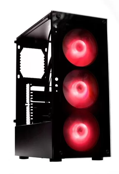 318 - GABINETE GAMER MATRIX PRETO RGB 2035 LIKETEC - Imagem 5