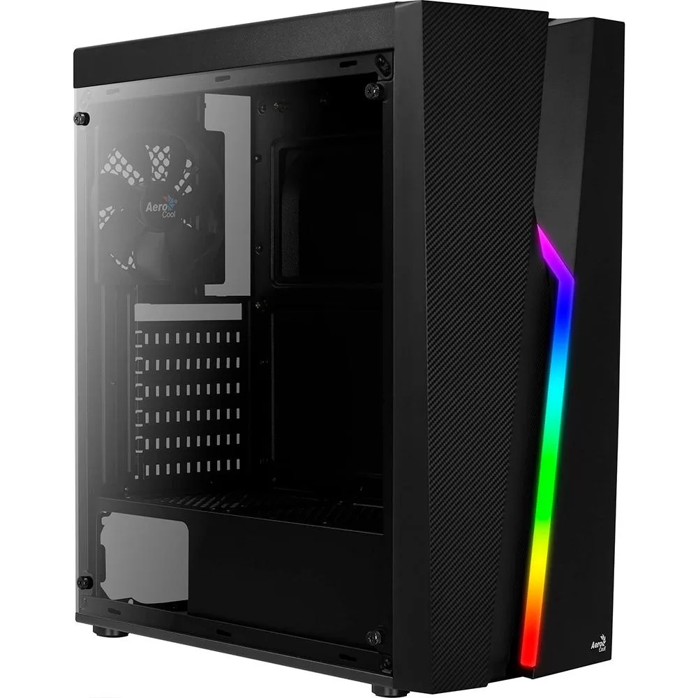 330 - GABINETE GAMER MID TOWER RGB BOLT PRETO 67990 AEROCOOL
