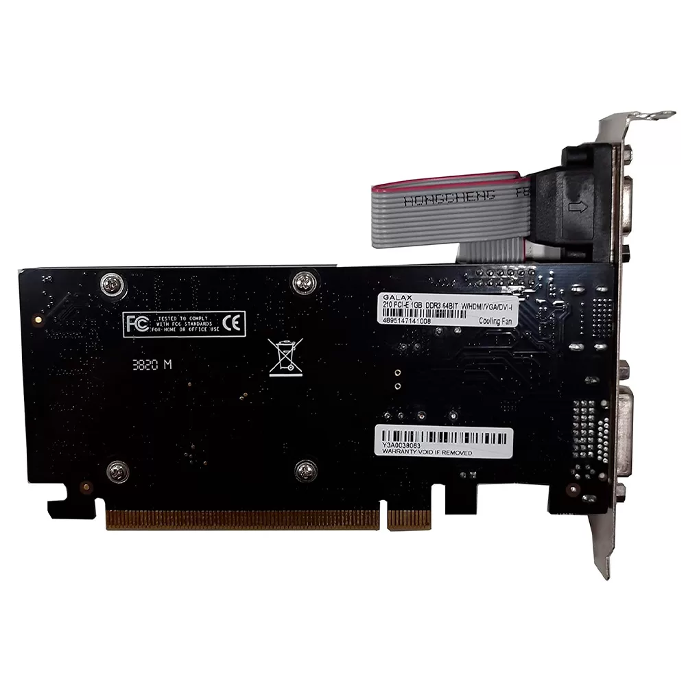 414 - Placa de Video NVidia GT 210 1GB DDR3 64BITS GALAX 21GGF4HI00NP - Imagem 3