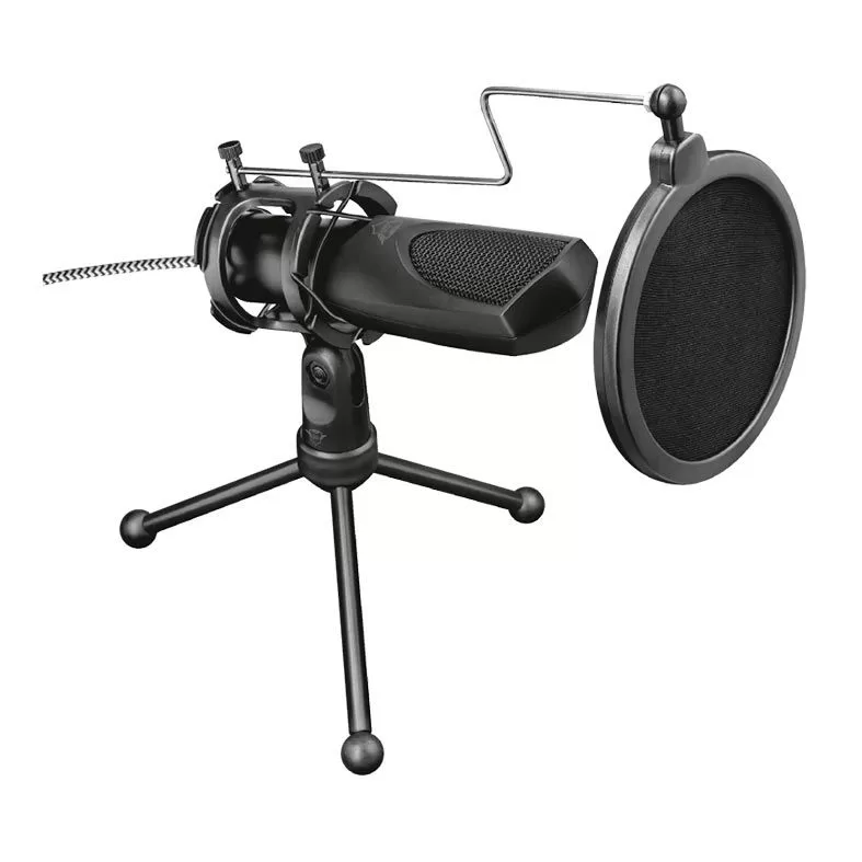 434 - MICROFONE TRUST GXT 232 MANTIS + TRIPÉ, T22656