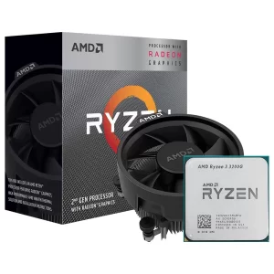 458 - PROCESSADOR AMD RYZEN 3 3200G, 4-CORE, 4-THREADS, 3.6GHZ (4GHZ TURBO), CACHE 6MB, AM4, YD3200C5FHBOX