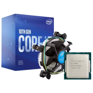 448- PPROCESSADOR INTEL CORE I5-10400F, 6-CORE, 12-THREADS, 2.9GHZ (4.3GHZ TURBO), CACHE 12MB, LGA1200, BX8070110400F