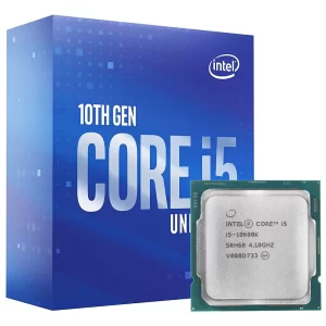 465 -  PROCESSADOR INTEL CORE I5-10600K, 6-CORE, 12-THREADS, 4.1GHZ (4.8GHZ TURBO), CACHE 12MB, LGA1200, BX8070110600K
