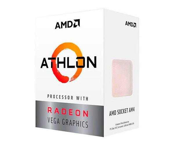 522 - Processador AMD Athlon 200GE Dual-Core 3.2GHz 4MB Cache AM4, YD200GC6FBBOX