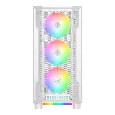 551 - Gabinete Gamer Gamdias Mid Tower Sem Fans Sem Fonte Athena M6 Wh, Branco - Imagem 3