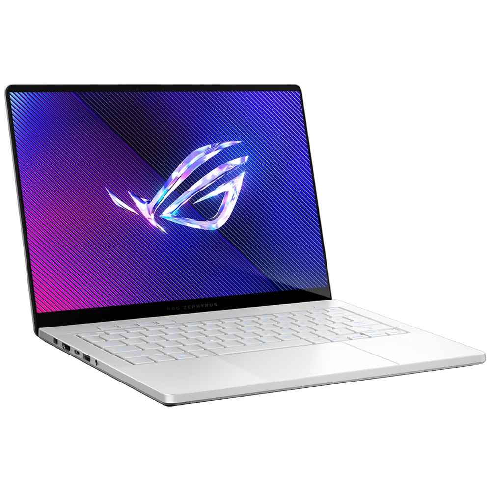 670 - Notebook Gamer - ROG Zephyrus - AMD Ryzen - AI 9 HX 370 - Tela OLED WQXGA+ 14.0" - 32GB de RAM - 2TB SSD - Windows 11 Pro - GeForce RTX5080 8GB - Platinum Branco - Imagem 3